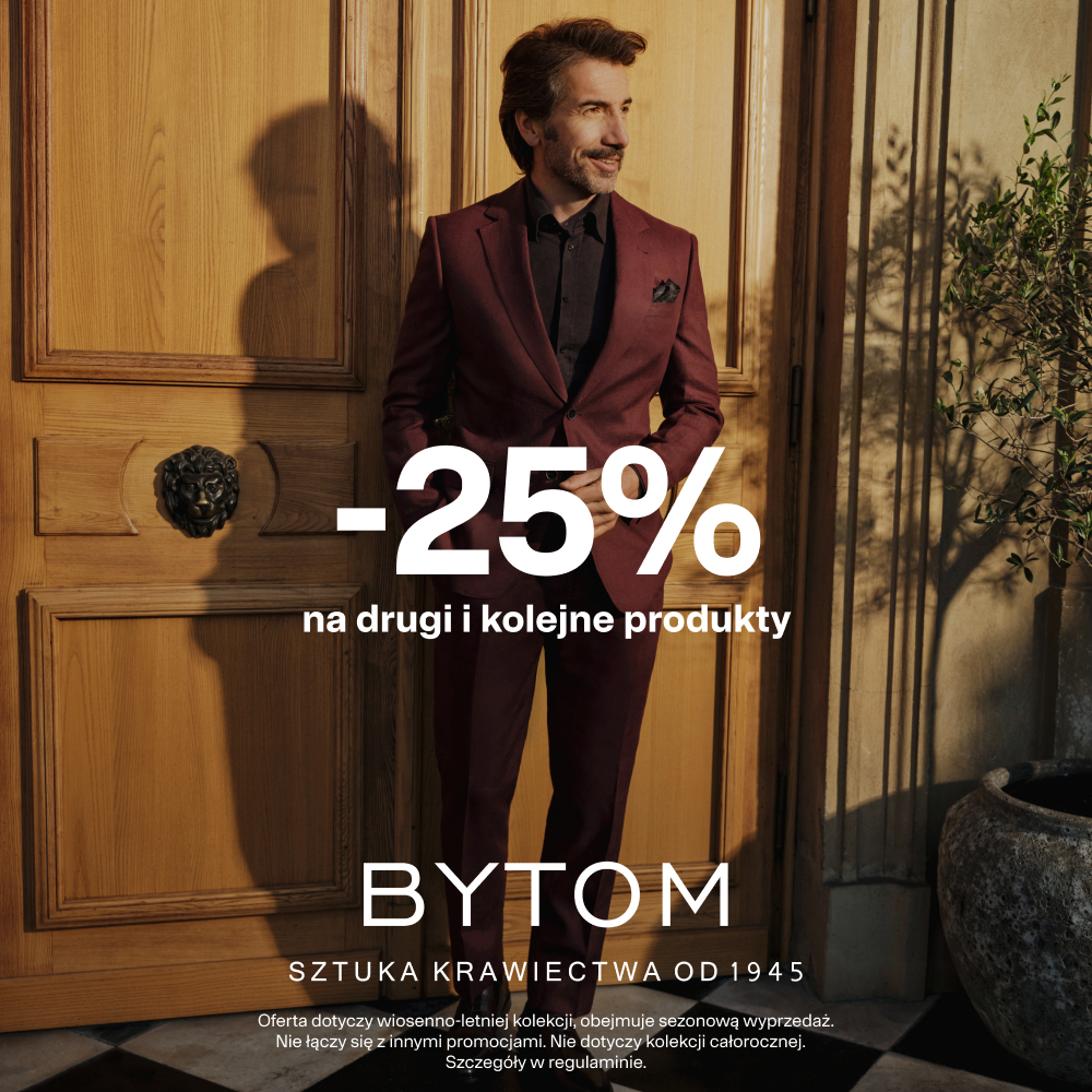Bytom grafika promocyjna -25% na drugi i kolejny produkt