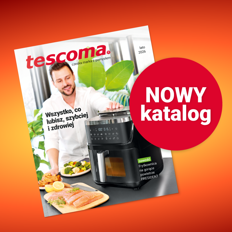 Grafika promująca nowy katalog tescoma.