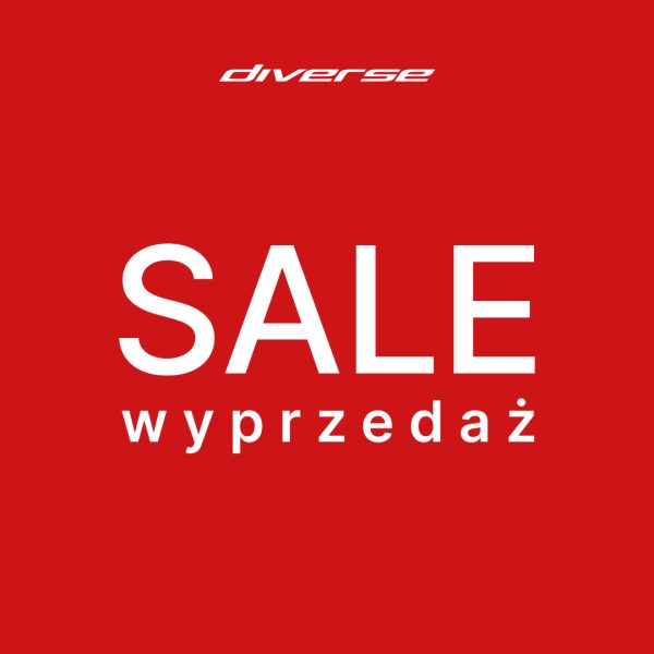 napisy diverse sell na czerwonym tle_grafika promocyjna marki diverse_1080x1080